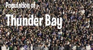 Population of Thunder Bay