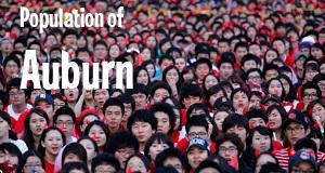 Population of Auburn, MA
