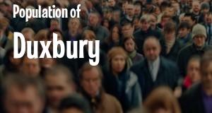 Population of Duxbury, MA