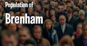 Population of Brenham, TX