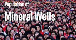 Population of Mineral Wells, TX