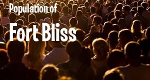 Population of Fort Bliss, TX