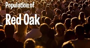 Population of Red Oak, TX