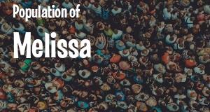 Population of Melissa, TX