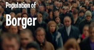 Population of Borger, TX