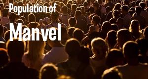 Population of Manvel, TX