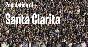 Population of Santa Clarita, CA