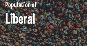 Population of Liberal, KS