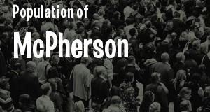 Population of McPherson, KS