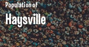 Population of Haysville, KS