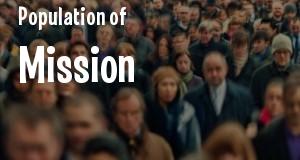 Population of Mission, KS