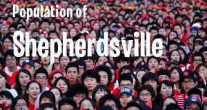Population of Shepherdsville, KY