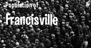 Population of Francisville, KY