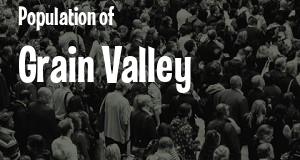 Population of Grain Valley, MO