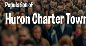 Population of Huron Charter Township, MI