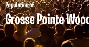 Population of Grosse Pointe Woods, MI