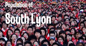 Population of South Lyon, MI