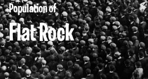 Population of Flat Rock, MI