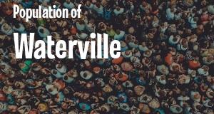 Population of Waterville, ME