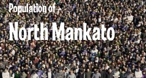 Population of North Mankato, MN