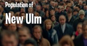 Population of New Ulm, MN