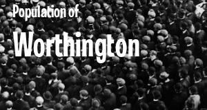 Population of Worthington, MN