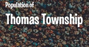 Population of Thomas Township, MI