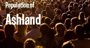 Population of Ashland, OH