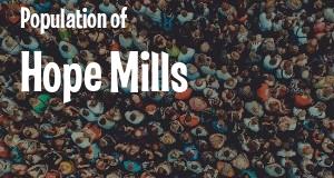 Population of Hope Mills, NC