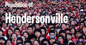 Population of Hendersonville, NC