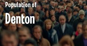Population of Denton, TX