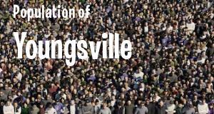 Population of Youngsville, LA