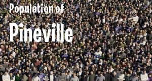 Population of Pineville, LA
