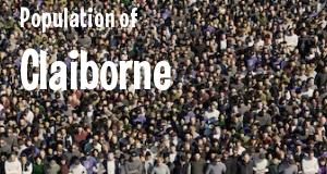 Population of Claiborne, LA