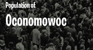 Population of Oconomowoc, WI