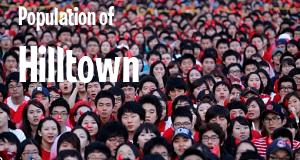 Population of Hilltown, PA