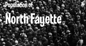 Population of North Fayette, PA