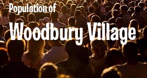 Population of Woodbury Village, NY