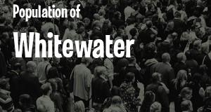 Population of Whitewater, WI