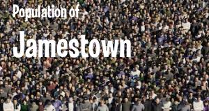 Population of Jamestown, ND