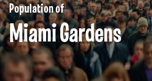 Population of Miami Gardens, FL