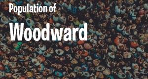 Population of Woodward, OK