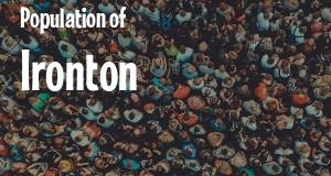 Population of Ironton, OH