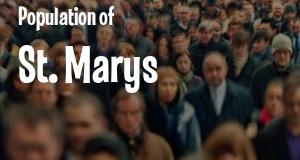 Population of St. Marys, PA
