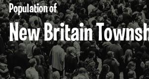 Population of New Britain Township, PA