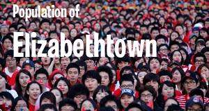 Population of Elizabethtown, PA