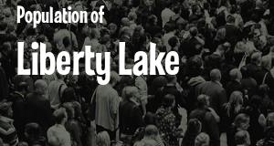 Population of Liberty Lake, WA