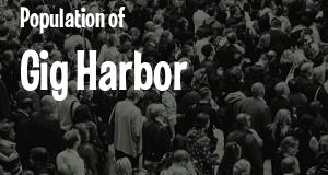 Population of Gig Harbor, WA