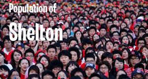 Population of Shelton, WA