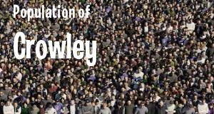 Population of Crowley, LA
